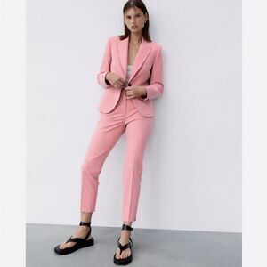 Zara pink ankle pants size 6